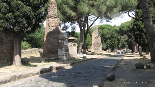 A typical stretch of the Appia Way
